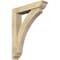 Ekena Millwork Thorton Traditional Rough Sawn Bracket w/ Offset Brace, Douglas Fir, 6"W x 28"D x 36"H BKT0604X28X36THR01RDF - alternate 1